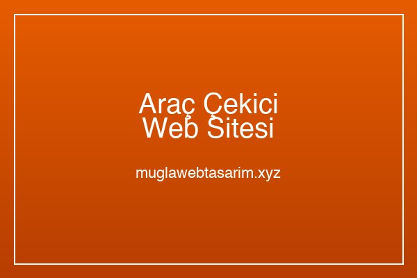 Muğla Araç Çekici Web Sitesi